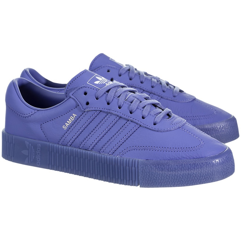 Adidas Sambarose in gum blue 6.5.